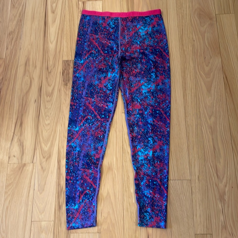 Terramar ski racing baselayer (hot pink, purple and blue splatter)